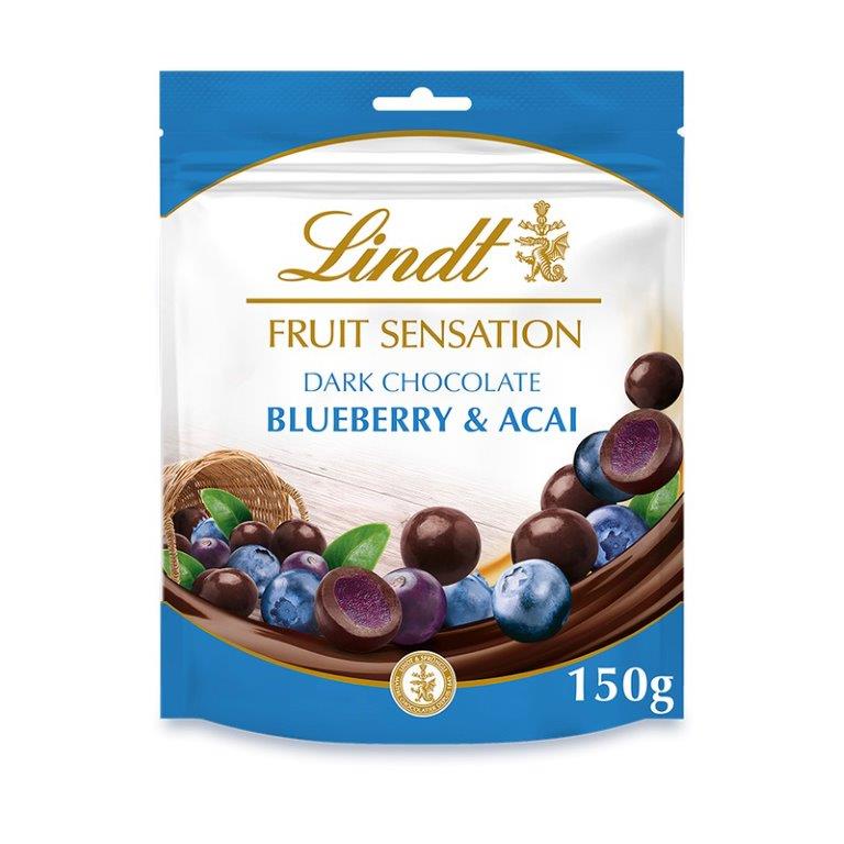 Lindt FRUIT SENSATION Blueberry & Acai 150g NEW