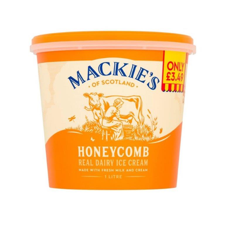Mackies of Scotland Honeycomb 1Ltr PM £3.49