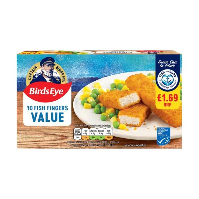 Birds Eye Fish Fingers 250g PM £1.69