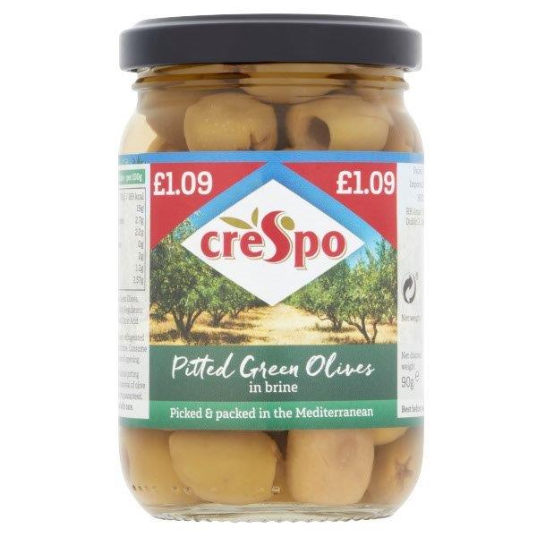 Crespo Pitted Green Olives PM 1.09 198g