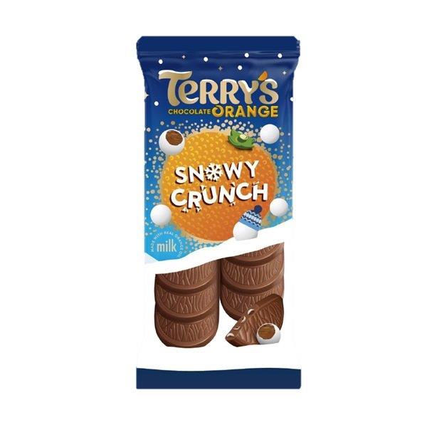 Terrys Chocolate Orange Snowy Crunch 90g NEW