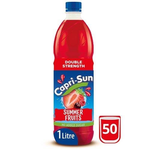 Capri Sun Squash Summer Fruits Double Strength 1Ltr