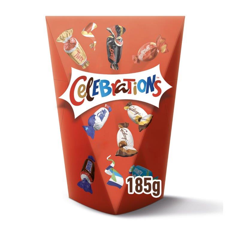 Celebrations Pop Box Gifting 185g