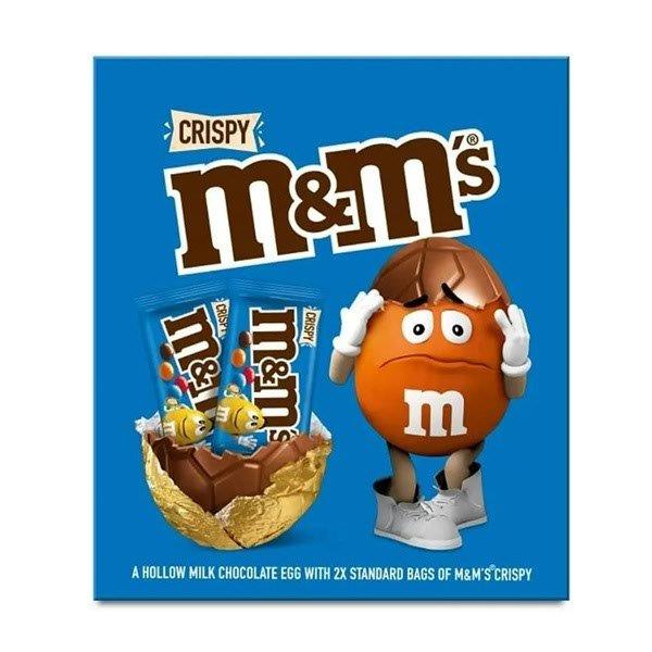 M&Ms Crispy Large Egg 186g