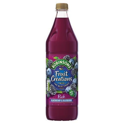 Robinsons Creations Blackberry & Blueberry Squash PET 1 Ltr