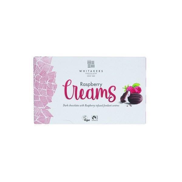 Whitakers Dark Chocolate Covered Raspberry Fondant Creams 150g