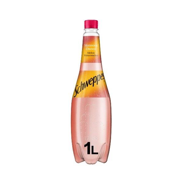 Schweppes Watermelon Melon Soda Pet Bottle 1Ltr