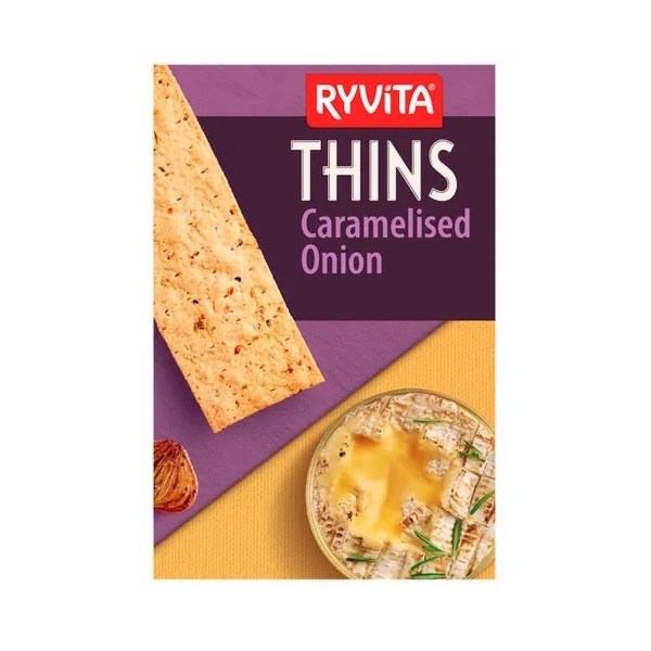 Ryvita Thins Caramelised Onion 125g