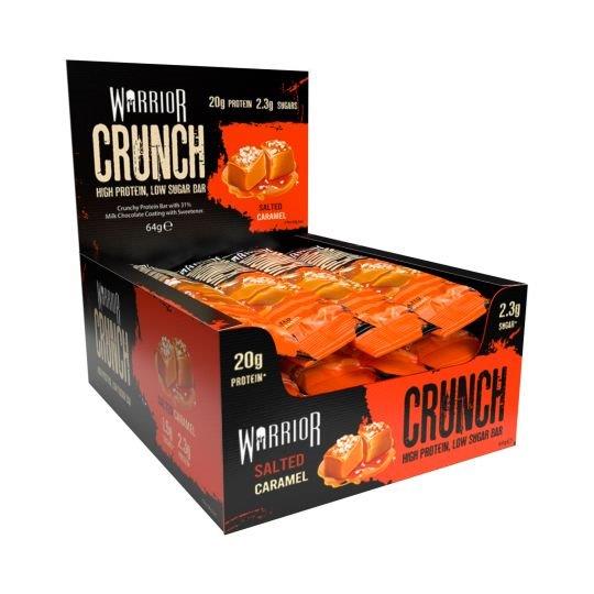 Warrior Crunch Protien Bar Salted Caramel (12 x 64g) 768g