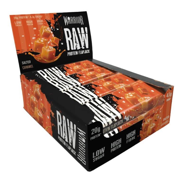 Warrior Raw Protien Flapjack Salted Caramel (12 x 75g) 900g