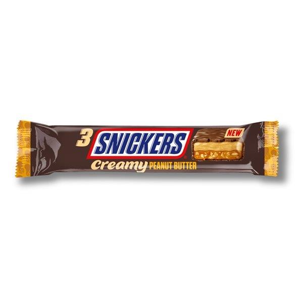 Snickers Creamy Peanut Butter Trio 54.75g NEW