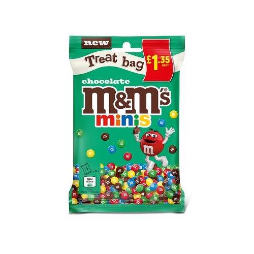 M&Ms Minis Bites Milk Choco Treat Bag PM £1.35 70g NEW