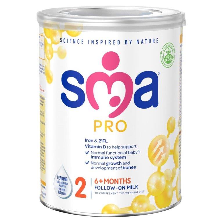 SMA PRO Follow-On Milk 6mth+ 800g - Stage 2
