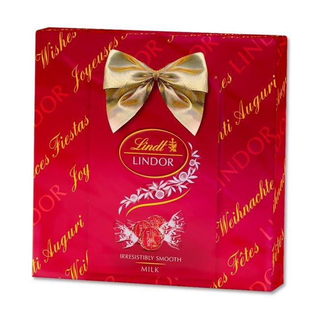 Lindt Lindor Gift Wrapped Box Milk 287g