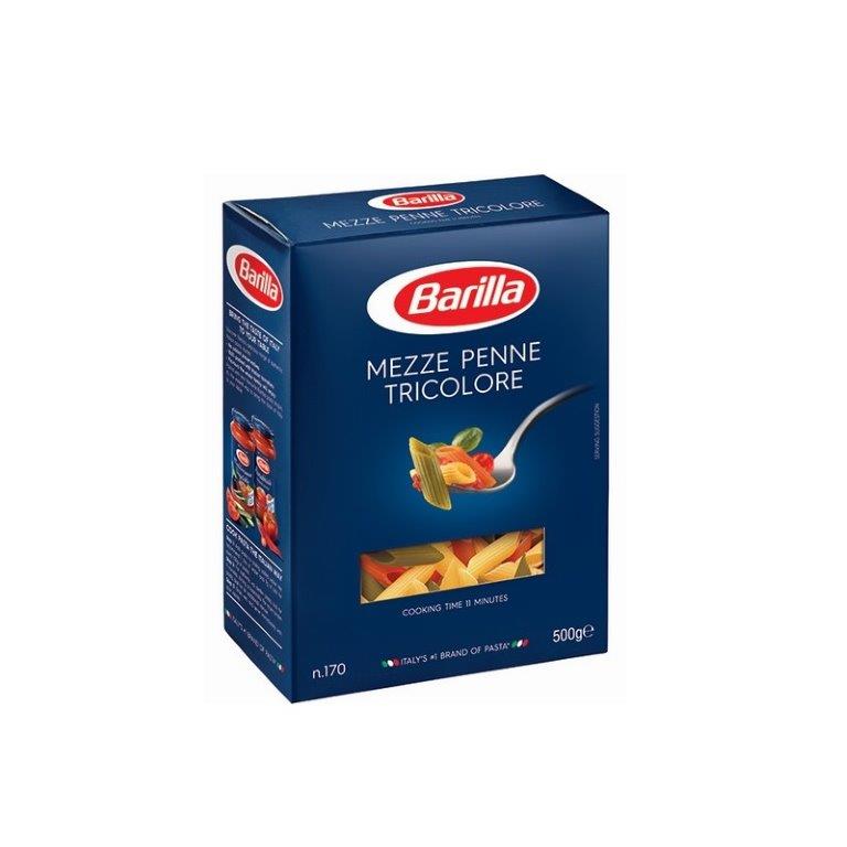 Barilla Mezze Penne Tricolore 500g