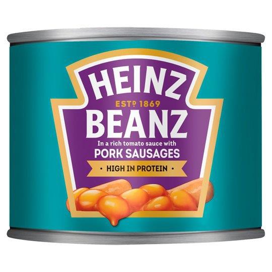 Heinz Baked Beans With Pork Sausages 200g