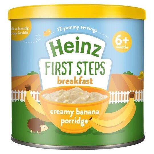 Heinz First Steps Porridge Creamy Banana 240g