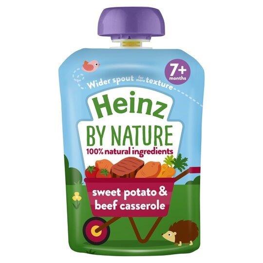 Heinz Pouch 7m+ Sweet Potato & Beef Cassrole 130g