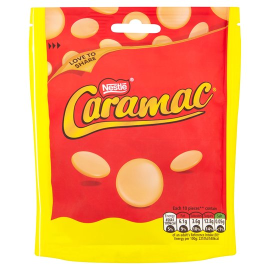 Nestle Caramac Giant Button Bag 86g