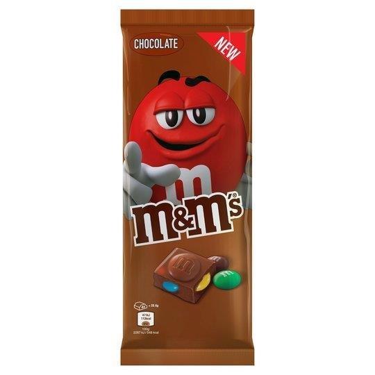 M&Ms Block Chocolate 165g
