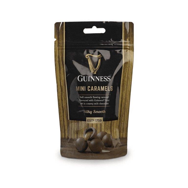Guinness Milk Chocolate Mini Caramels In Pouch 102g (Contains Alcohol)