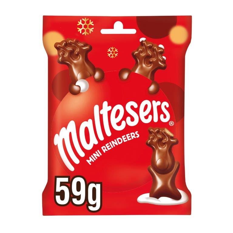 Maltesers Mini Reindeers Bag 59g