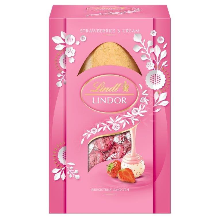 Lindor Shell Egg Strawberries & Cream 260g