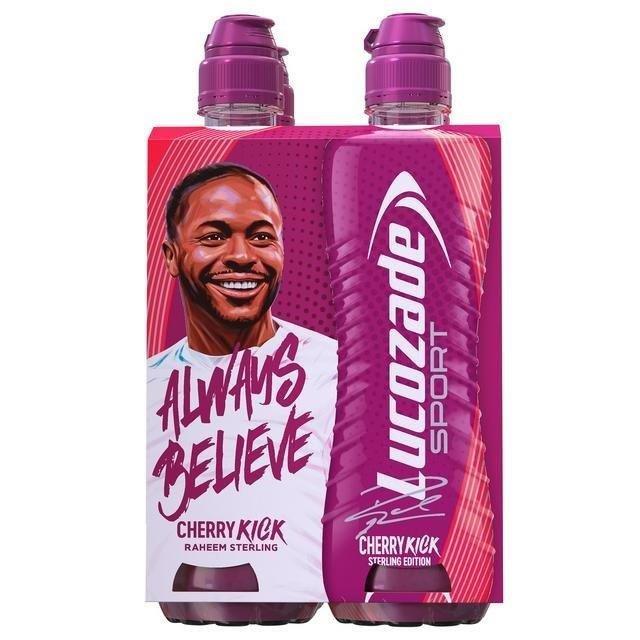Lucozade Sport 4pk Cherry (4 X 500ml) (HS)