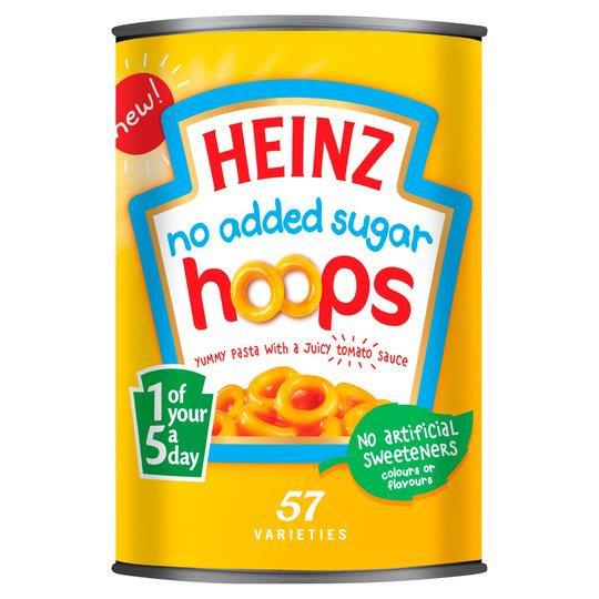 Heinz Hoops NAS 4pk (4 x 400g)