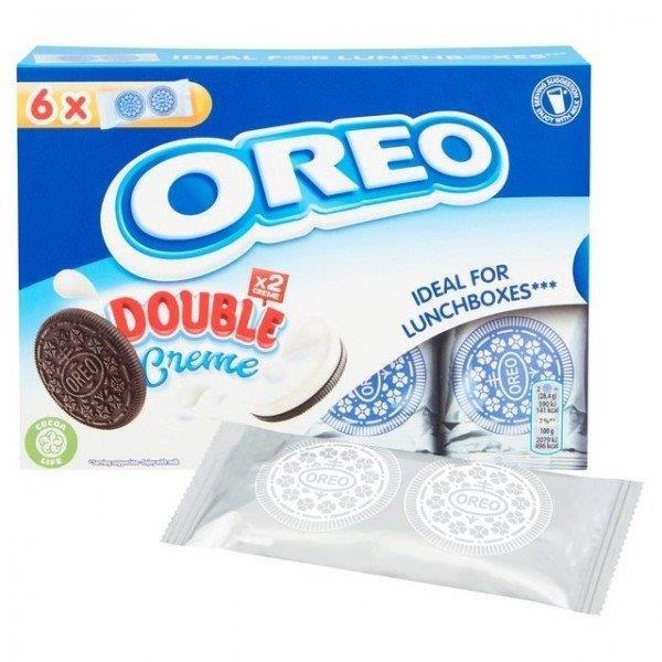 Oreo Double Creme Sandwich Biscuits 6pk 170g
