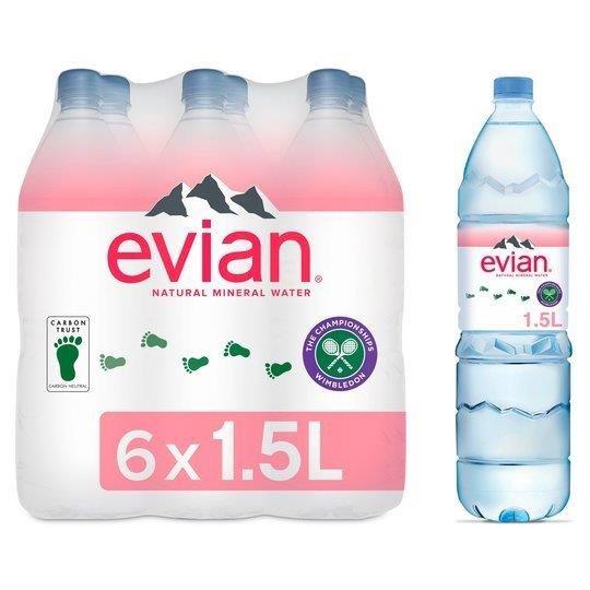 Evian PET 1.5L 6pk (6 x 1.5L)