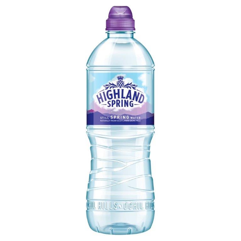 Highland Spring Still Sports Cap 750ml